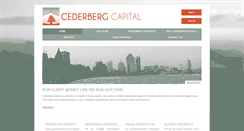 Desktop Screenshot of cederbergcap.com